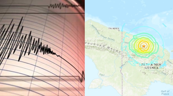 6 9 magnitude of earthquake jolts at Papua New Guinea today