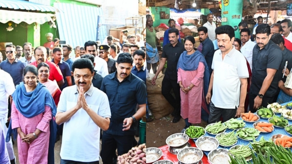CM Stalin visited Tuticorin market