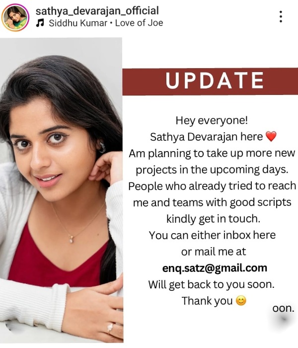 Ethirneechal Serial Actress Sathya Devarajan leave the serial she reply