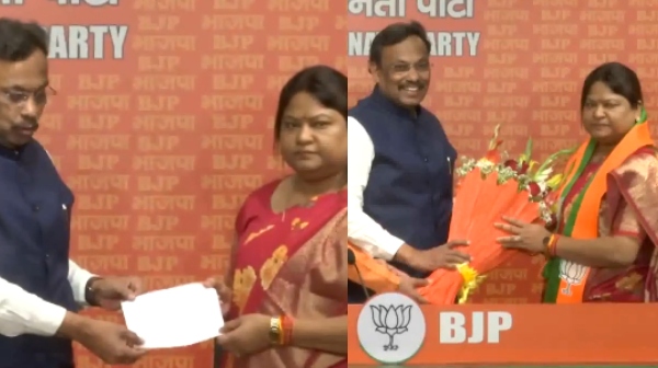 Lok Sabha Election Jharkhand Shibu Soren daughter-in-law Sita Soren joins BJP