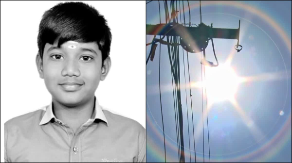 A 14-year-old boy died due to heat stroke while going to the temple in Ranipet