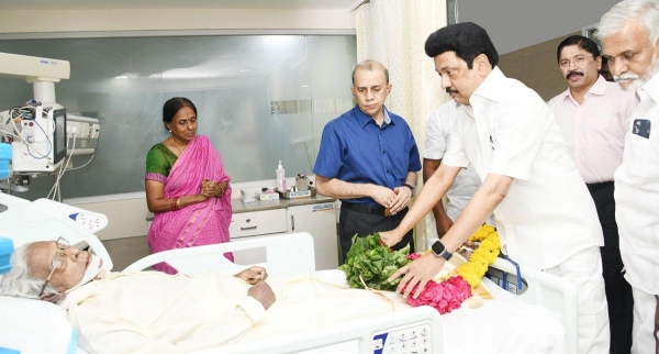 Former Minister RM Veerappan body cremated with state honours