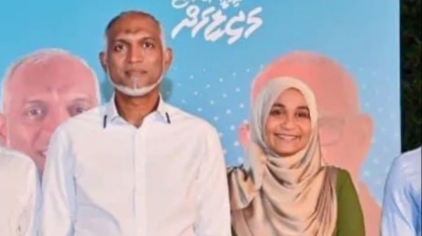 Maldives Suspended Minister Mariyam Shiuna disrespects Indian flag apologises after outrage Maldives Suspended Minister Mariyam Shiuna disrespects Indian flag apologises after outrage