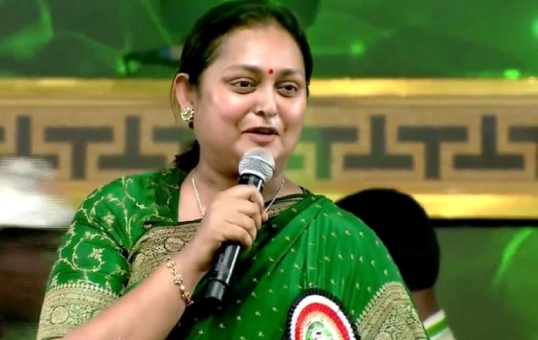 How Sarath kumar joined bjp Actress Vindhya sarcastic speech