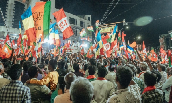 Modi campaign in Perambalur in support of Parivendhar