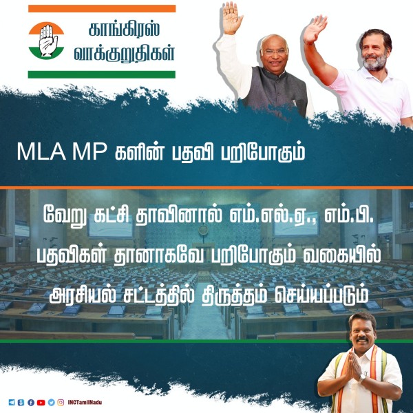 50 Promises of Congress Manifesto For Lok Sabha Election 2024