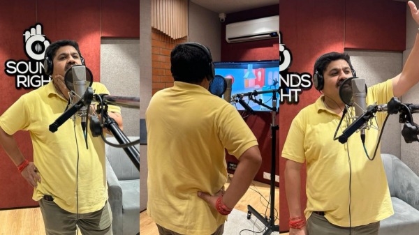 Chef Venkatesh Bhatt posted a video of himself dubbing on his Instagram page