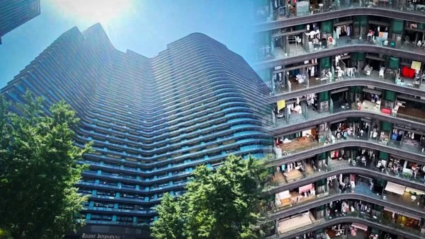 Did you know about regent international apartment which has 21 000 people living in China