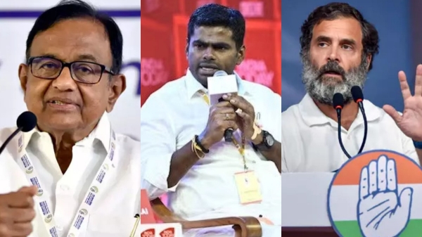 Only Chidambaram and Rahul are unemployed youth have jobs TN BJP Leader Annamalai