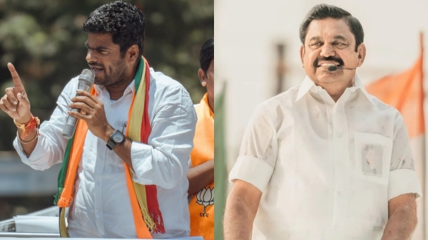 Edappadi palanisamy attacks BJP leader Annamalai in election campaign