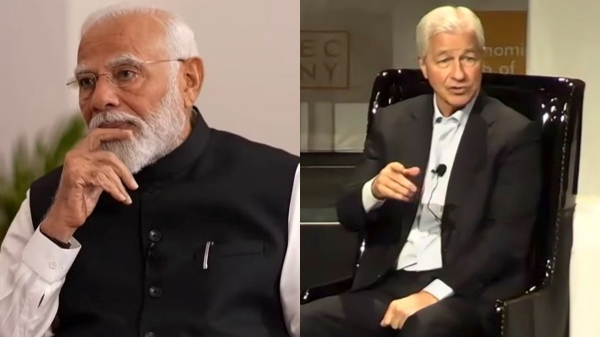 JP Morgan CEO praises PM Modi for India s incredible infrastructure