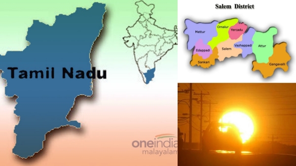 Salem in Tamil Nadu is ranked 3rd among the hottest places in India