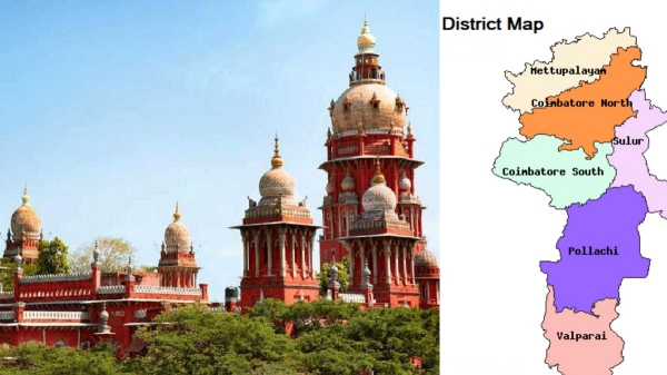 A petition filed in the Chennai High Court seeking a stay on the results of the Coimbatore Lok Sabha election