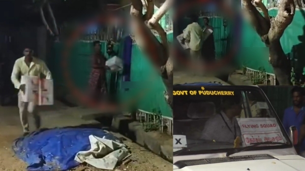 Lok Sabha Election 2024 Cooker distributes to peopel in Karaikal Lok Sabha Election 2024 Cooker distributes to peopel in Karaikal