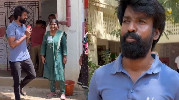 Actor Soori returned disappointed as his name was not in the voter list