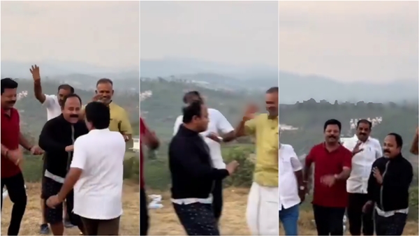 After the Lok Sabha elections Anaikattu DMK MLA AP Nandakumar went to Ooty and enthusiastically dance