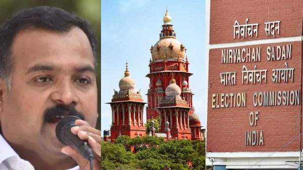 EC in Chennai HC says that it will decide about disqualification of Manickam Tagore from Virudhunagar candidate