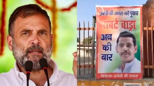 Lok Sabha Election 2024 Posters demand Priyanka Gandhi s husband Robert Vadra to filed in Amethi
