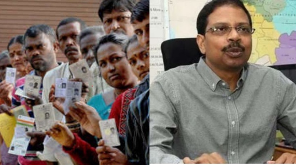 Sathyapratha Sahu says that those who stand in queue at 6 pm can vote