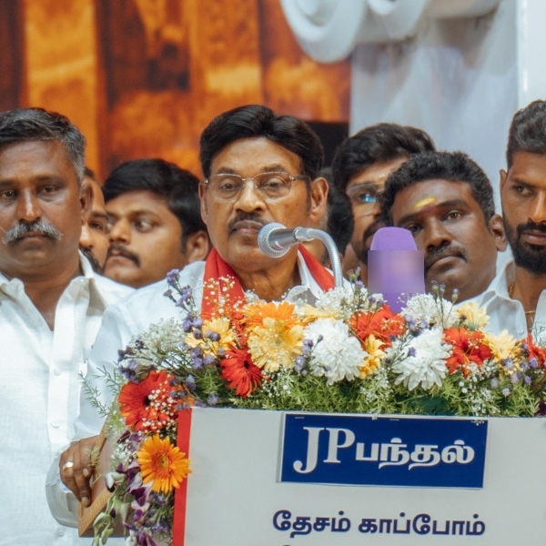 Why is contesting on the BJP lotus symbol Paarivendhar replied