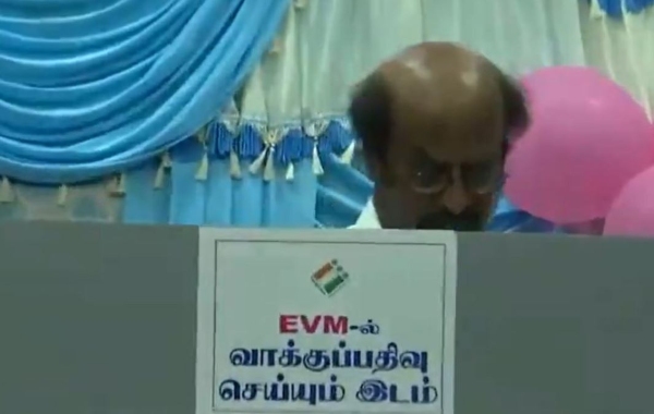 There Is Respect Pride In Voting Rajinikanth After Casting His Vote In Chennai There Is Respect Pride In Voting Rajinikanth After Casting His Vote In Chennai