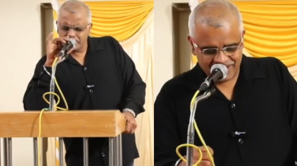 Judge Anand Venkatesh sings Thendral vanthu theendum pothu song