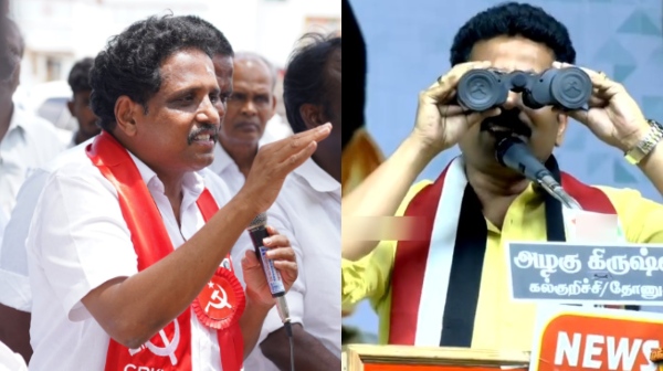 Madurai DMK alliance candidate Su venkatesan reply to aiadmk candidate saravanan