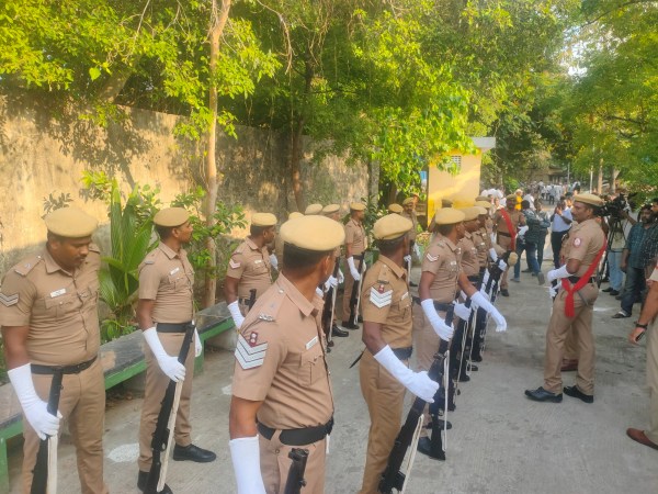 Former Minister RM Veerappan body cremated with state honours