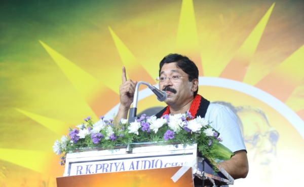 Central Chennai DMK candidate Dayanidhi Maran warned Edappadi Palanisamy