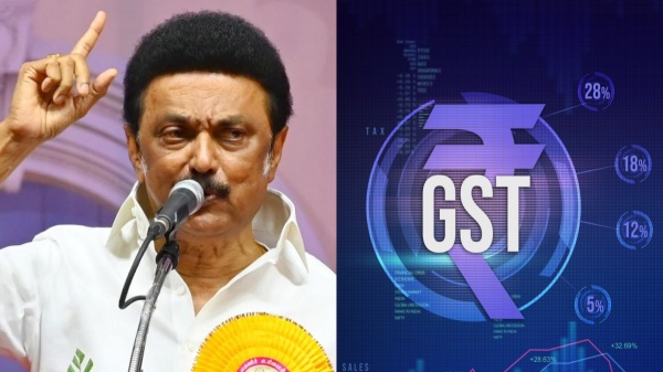 1 45 Lakh Crore Corporate Tax waived GST is not a tax it is robbery MK Stalin slams BJP 1 45 Lakh Crore Corporate Tax waived GST is not a tax it is robbery MK Stalin slams BJP