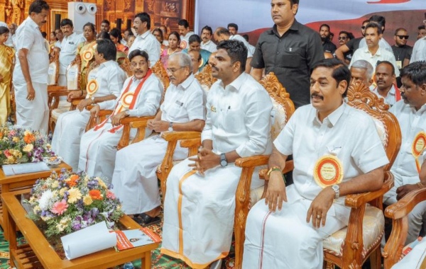 Why is contesting on the BJP lotus symbol Paarivendhar replied