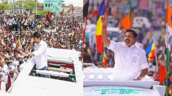 The deadline for political parties to campaign in Tamil Nadu ends at 6 pm tomorrow The deadline for political parties to campaign in Tamil Nadu ends at 6 pm tomorrow