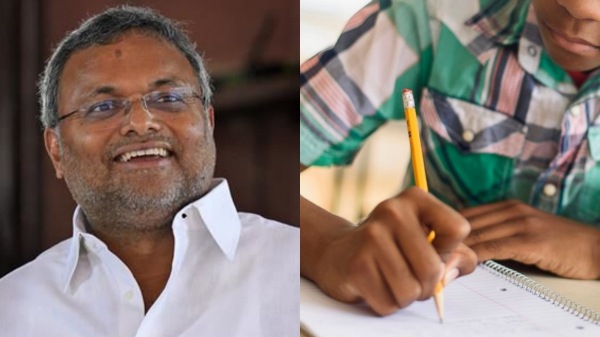 Will ban school homework and tuition says Congress Karti Chidambaram is his campaign