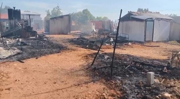 Coimbatore fire accident 50 houses have been gutted