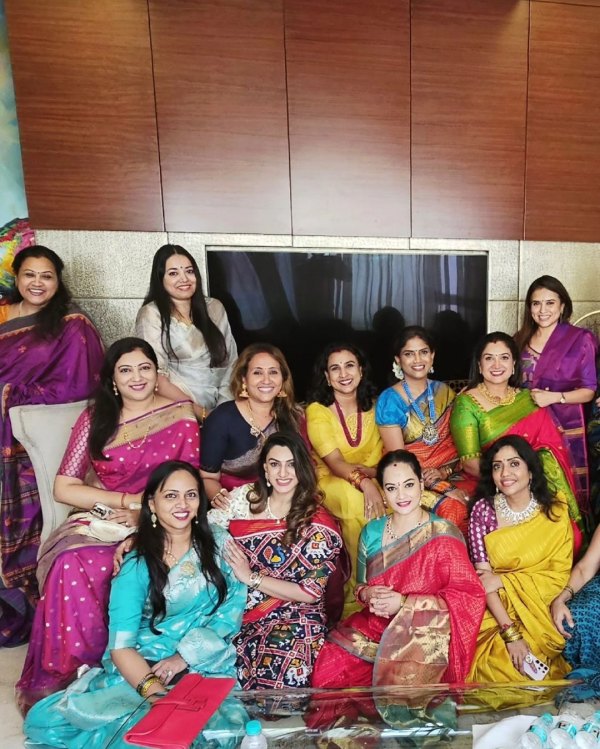 Actor Vijayakumar s daughter Anitha has been celebrating Ugadi festival