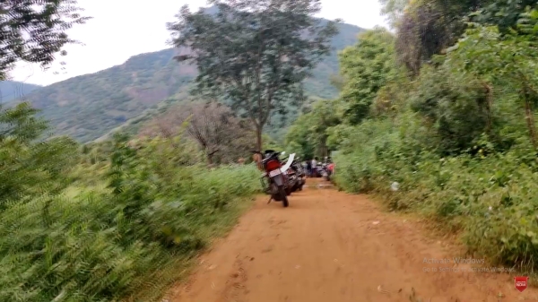 A waterfall near Dindigul to enjoy a summer vacation