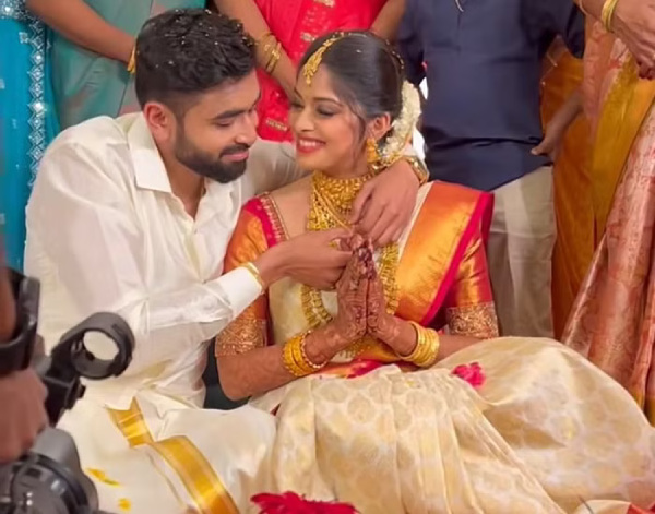 kana serial fame actress dharshana got married