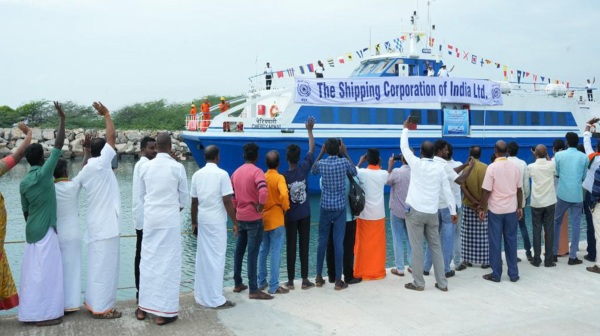 From Nagapattinam to Srilanka kangesanthurai Ferry service started from May 13