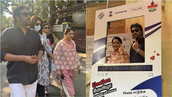 BJP personality and actress Khushbu s tweet saying vote for India has sparked debate