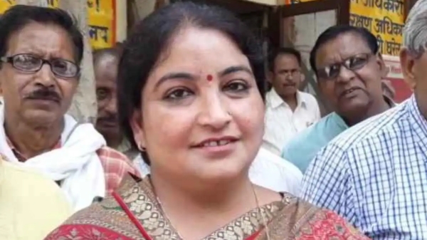 BJP MP s wife to contest against him files nomination in Uttar Pradesh