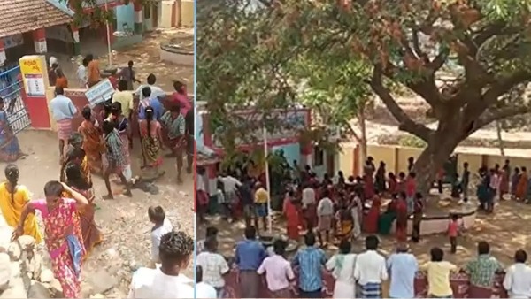 Lok sabha election karnataka EVMs damaged in Chamarajanagar as villagers boycott polls