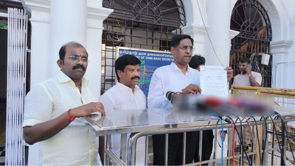 DMK petition to election commission regarding cctv cameras in strong room