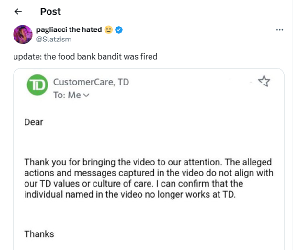 Why Indian-origin youth who took food from a free food bank in Canada were laid off