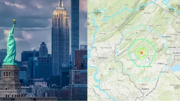 An earthquake of magnitude 4 8 struck New York City region An earthquake of magnitude 4 8 struck New York City region