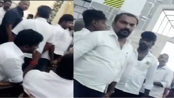 Lok Sabha Election 2024 DMK members tried to attack Minister Anita Radhakrishnan in Tirunelveli