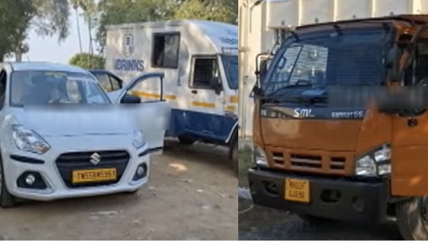 Election Flying Squad Seized 400 Kg Gold Bars at kundrathur in Chennai Election Flying Squad Seized 400 Kg Gold Bars at kundrathur in Chennai