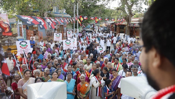 What is the AIADMK position in Coimbatore Lok Sabha elections