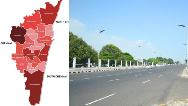 Chennai roads are deserted due to heat degree scorching and Lok Sabha Elections 2024 Polling