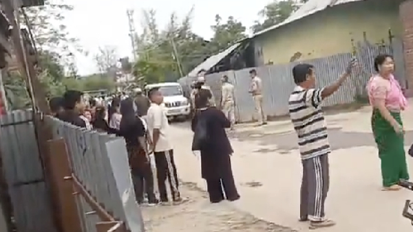 Tension in Lok Sabha elections due to firing by unknown persons in Manipur