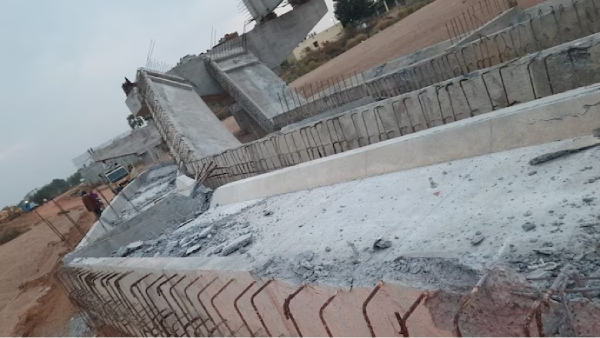 Telangana Bridge which was Under Construction For 8 Years suddenly collapsed With The Wind